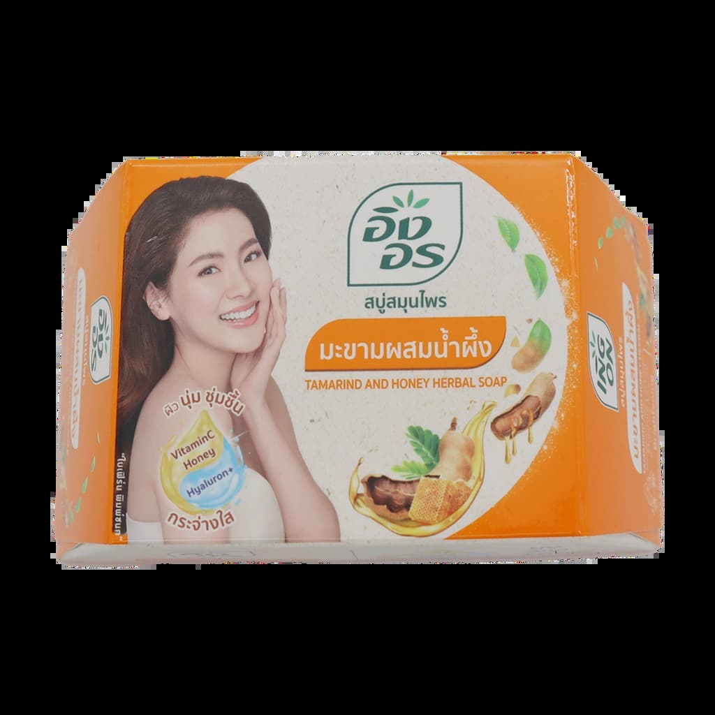 อิงอร สบู่มะขามแท้ผสมน้ำผึ้ง 85G.