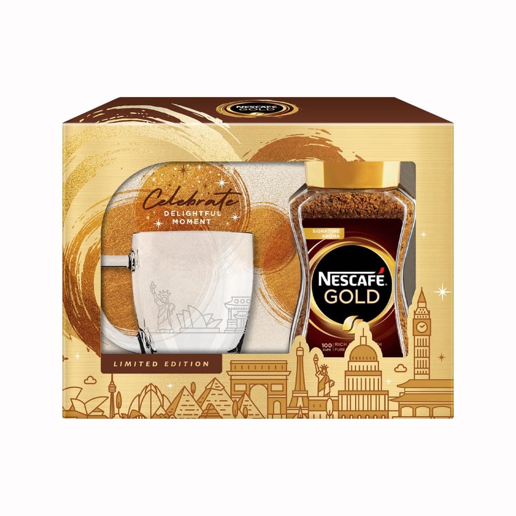 เนสกาแฟ กาแฟโกลด์กิ๊ฟเซต 200ก.