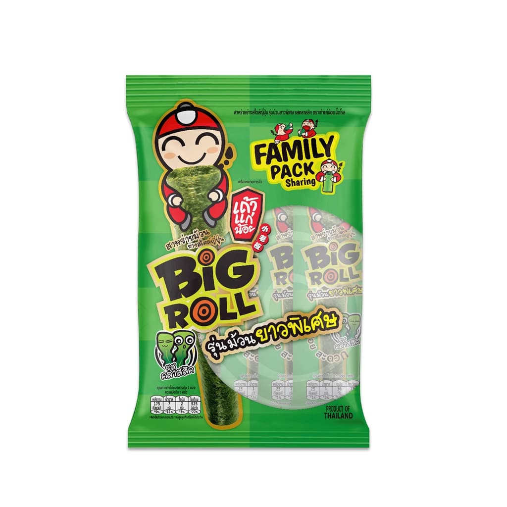 Taokaenoi Seaweed Big Roll Classic Flavour 49G.