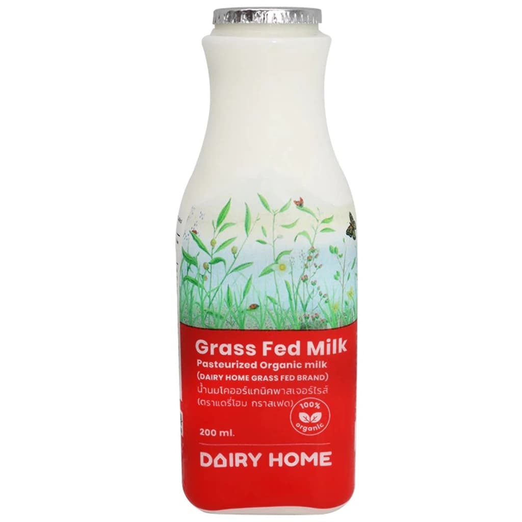 Daily Home Pasteurized Grass Fed Milk 200ML.