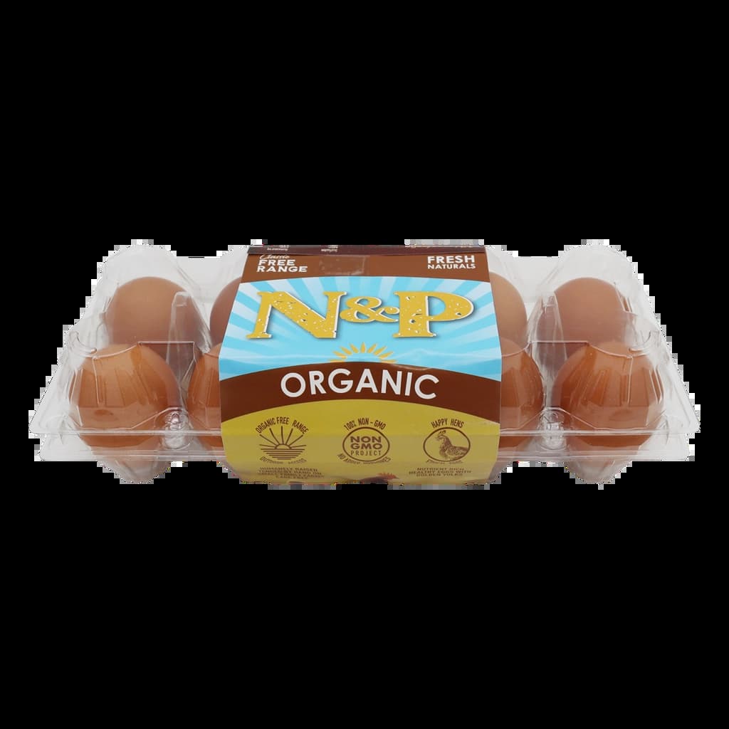 N&P Organic Fresh Chicken Eggs Pack 10