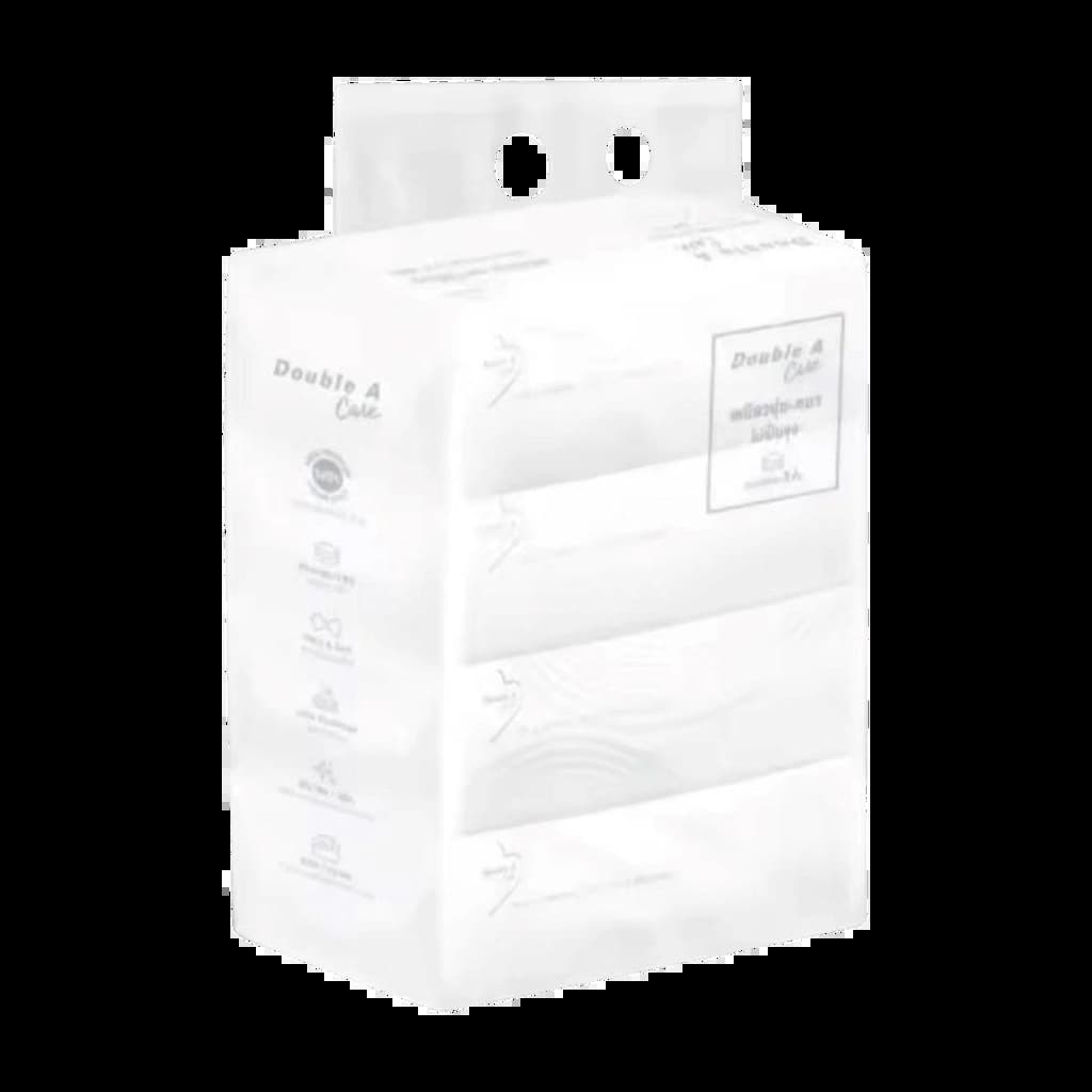 DOUBLE A CARE PURE & PREMIUM SOFT PACK TISSUE 3 PLY 130 SHEETSx4