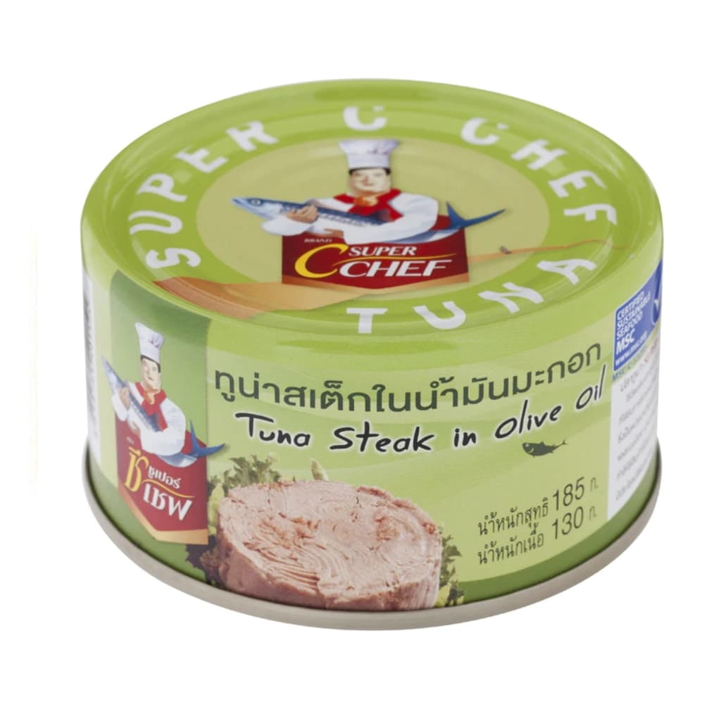 Super C Chef Tuna Steak in Olive Oil 185G.