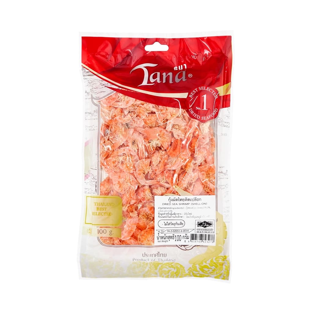 ธนา กุ้งผัดไทยติดเปลือก 100ก.