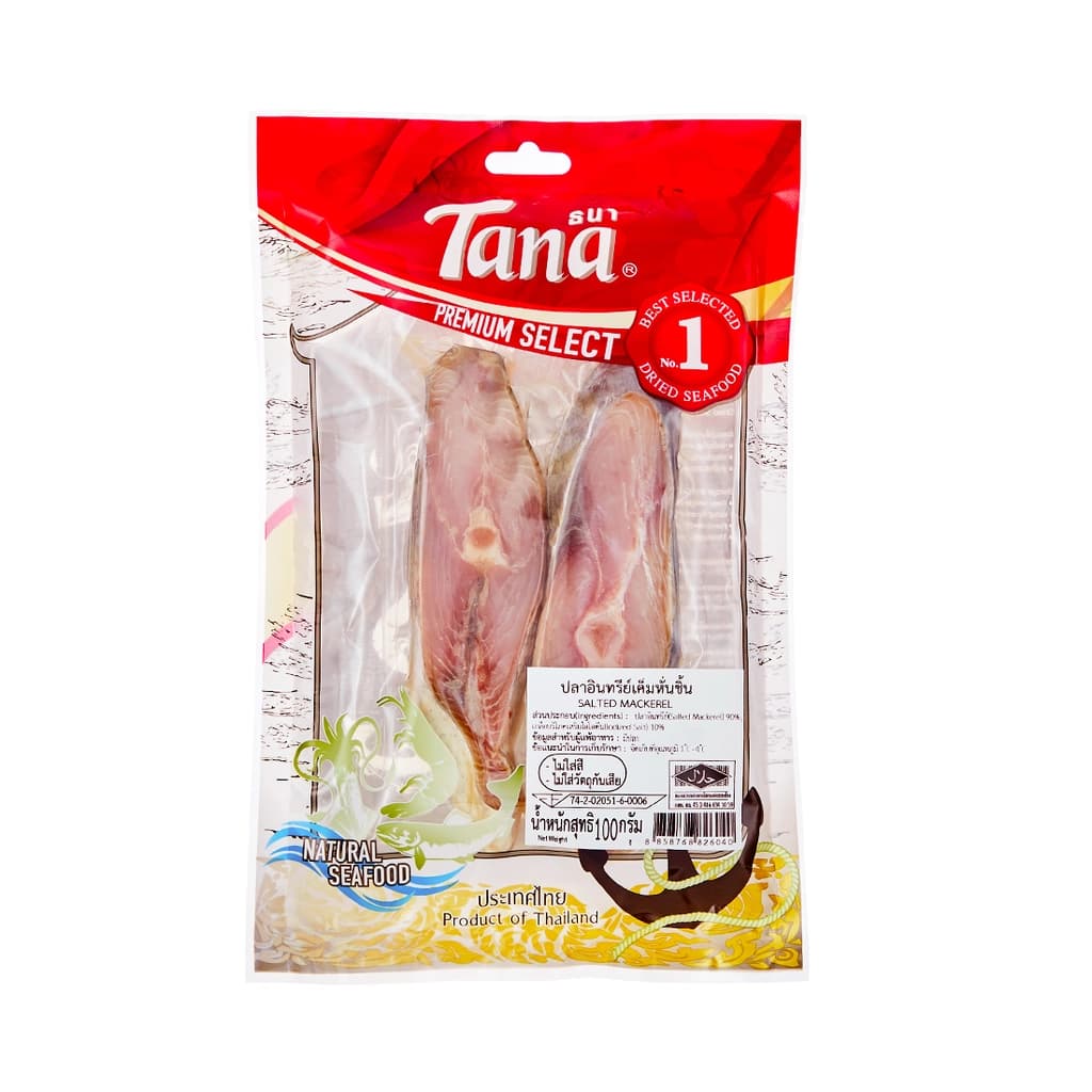 ธนา ปลาอินทรีย์วงแห้ง 100ก.