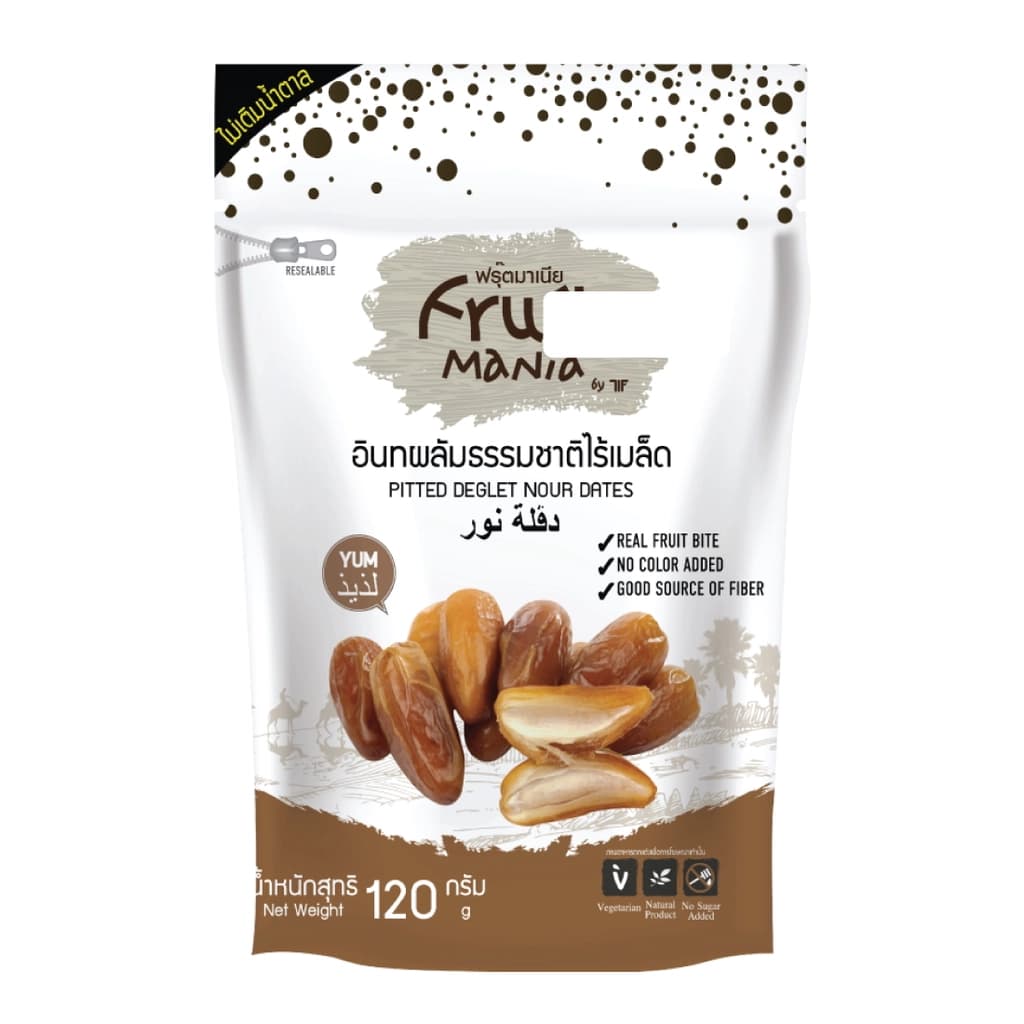Fruit Mania Piited Deglet Nour Dates 120G.