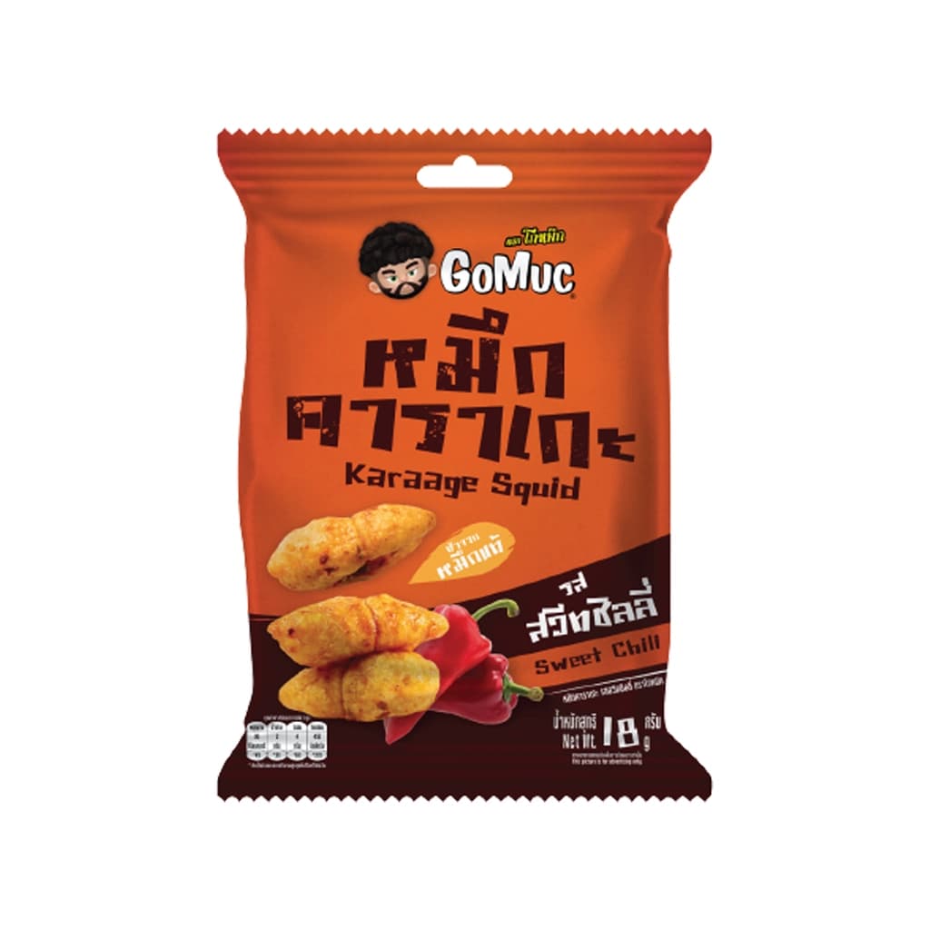 Gomuc Karaage Squid Swweetchili Flavor 18G.