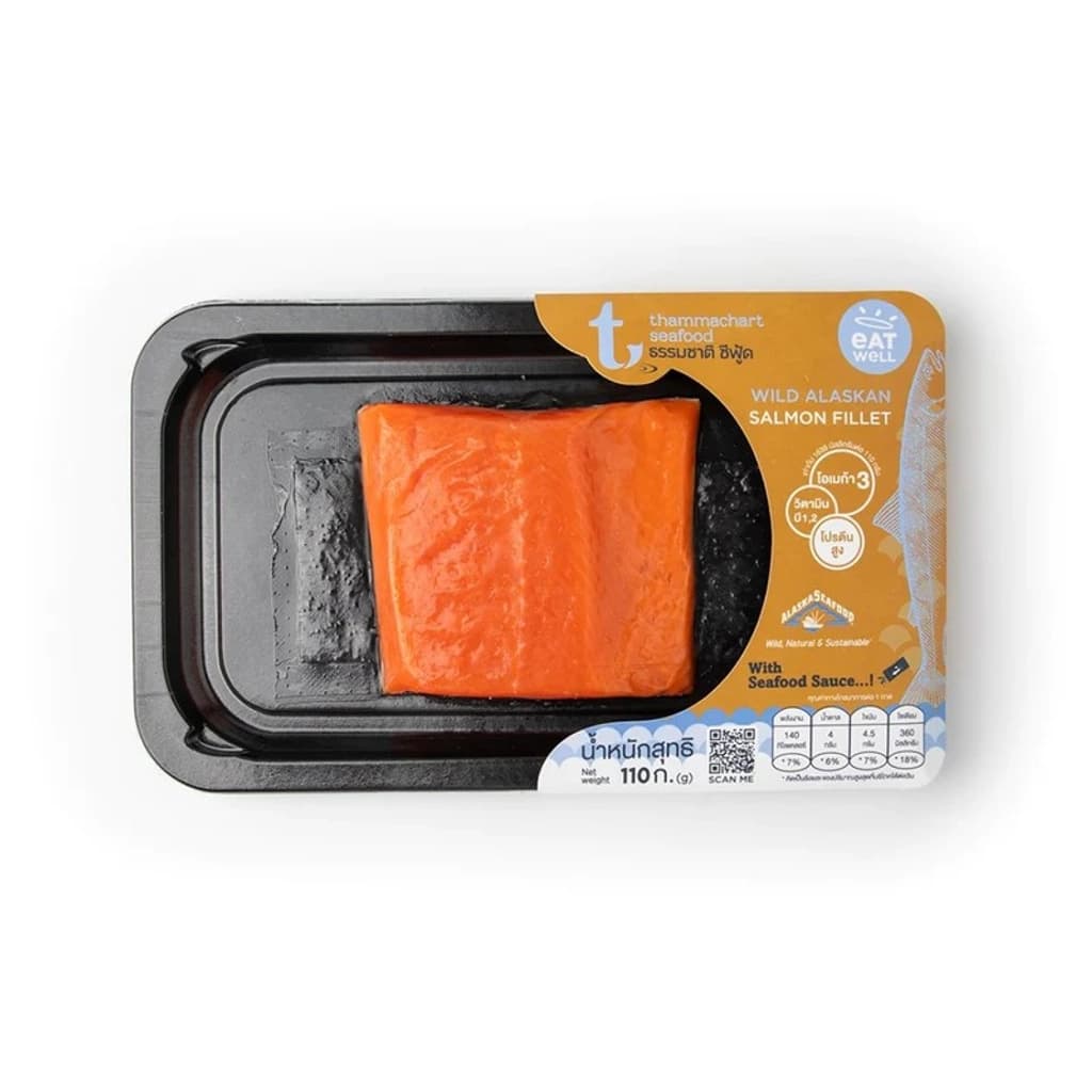 TS FROZEN WILD ALASKAN SALMON FILLET110G