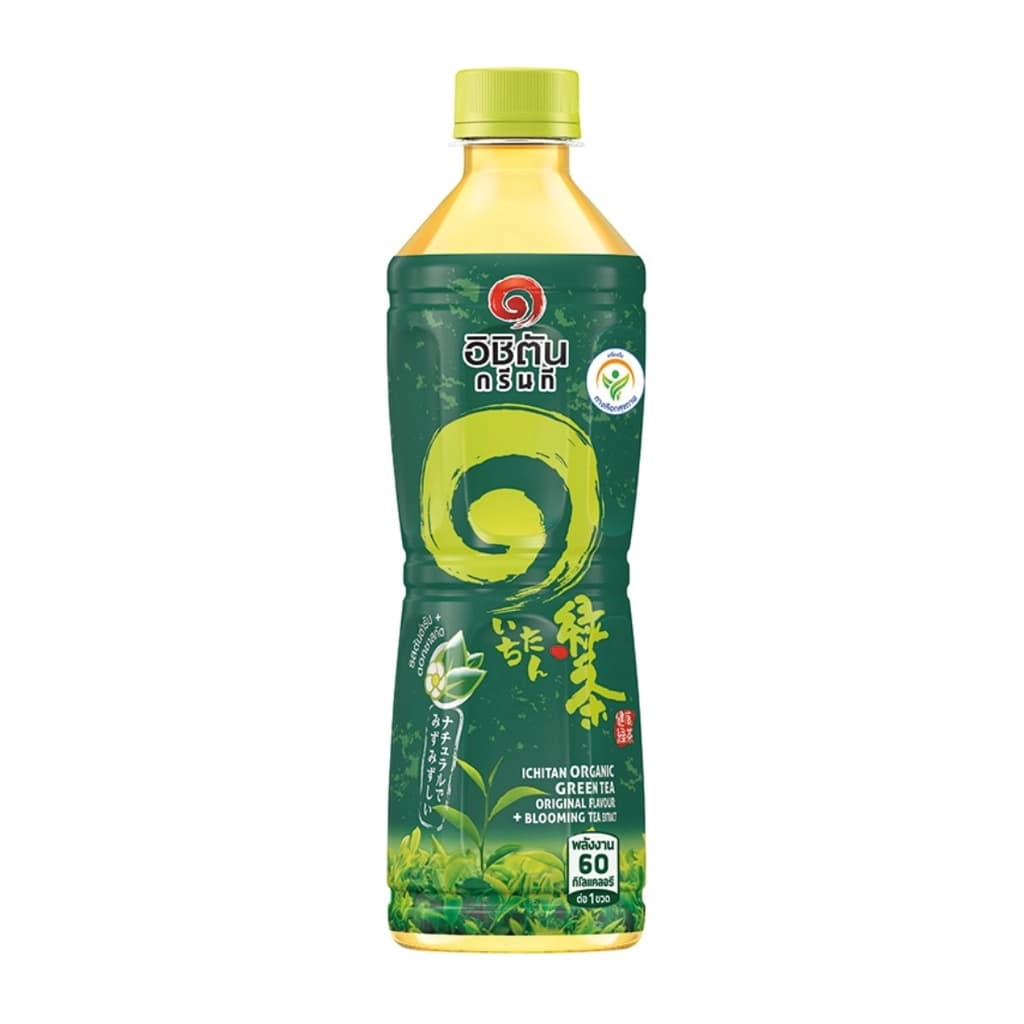 Ichitan Organic Green Tea Oringinal Flavoured Mixed Blooming 420ML.