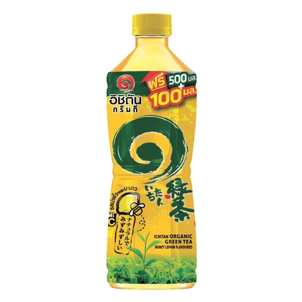 อิชิตัน ชาเขียวรสน้ำผึ้งผสมมะนาว 600มล.