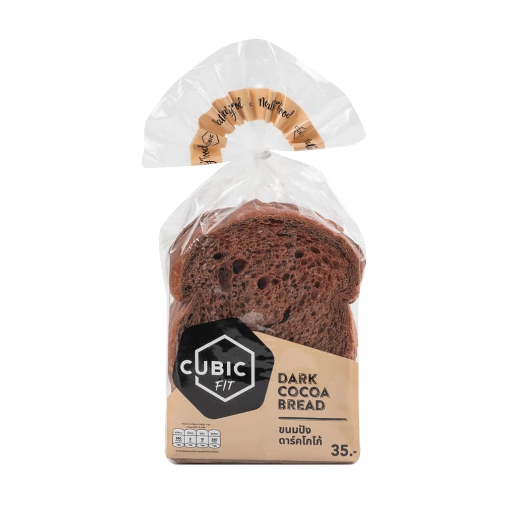 CUBIC FIT Dark Cocoa Bread 120G.