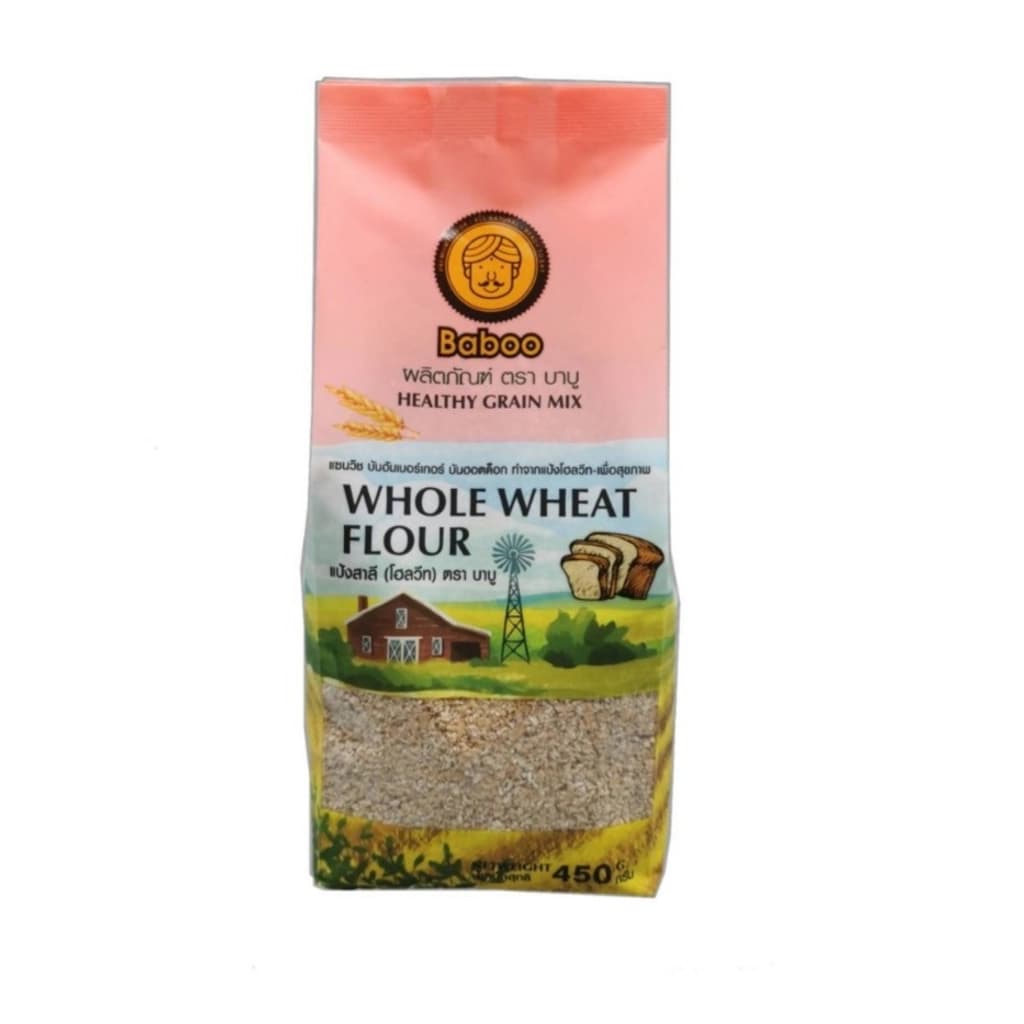 บาบู แป้งโฮลวีท 450G.