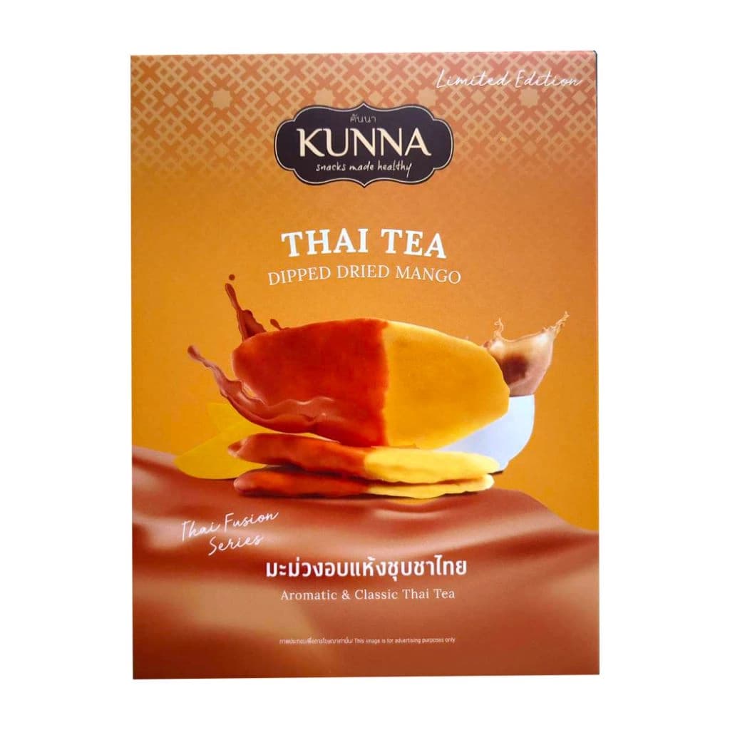 Kunna Thai Tea Dipped Dried Mango 108G.