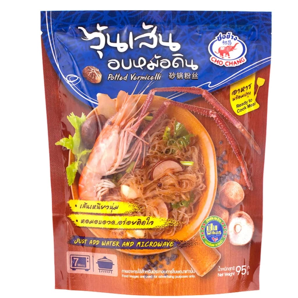 ชอช้าง วุ้นเส้นอบหม้อดิน 95ก.