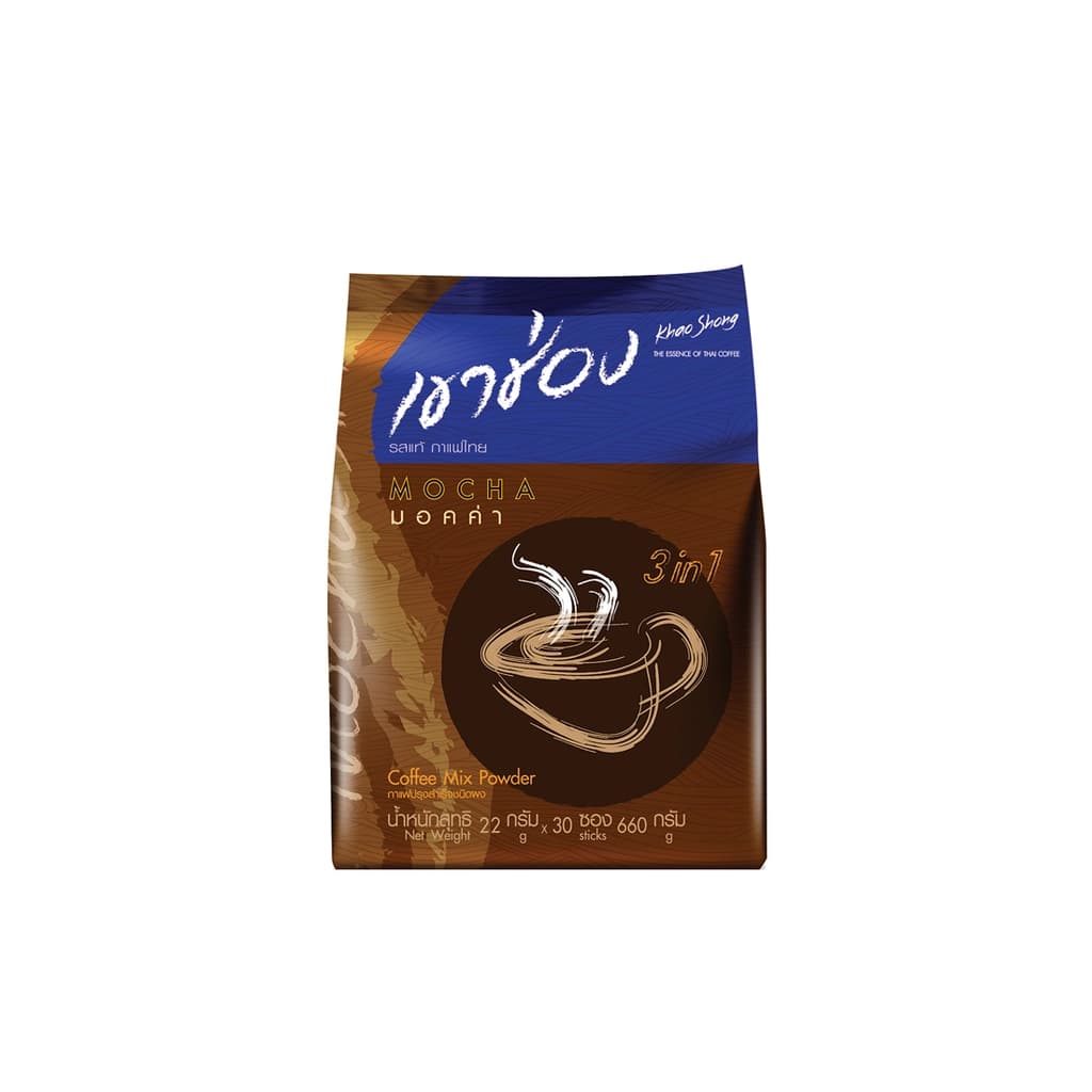 Khao Shong Coffee Mix 3in1 Mocha 660G.