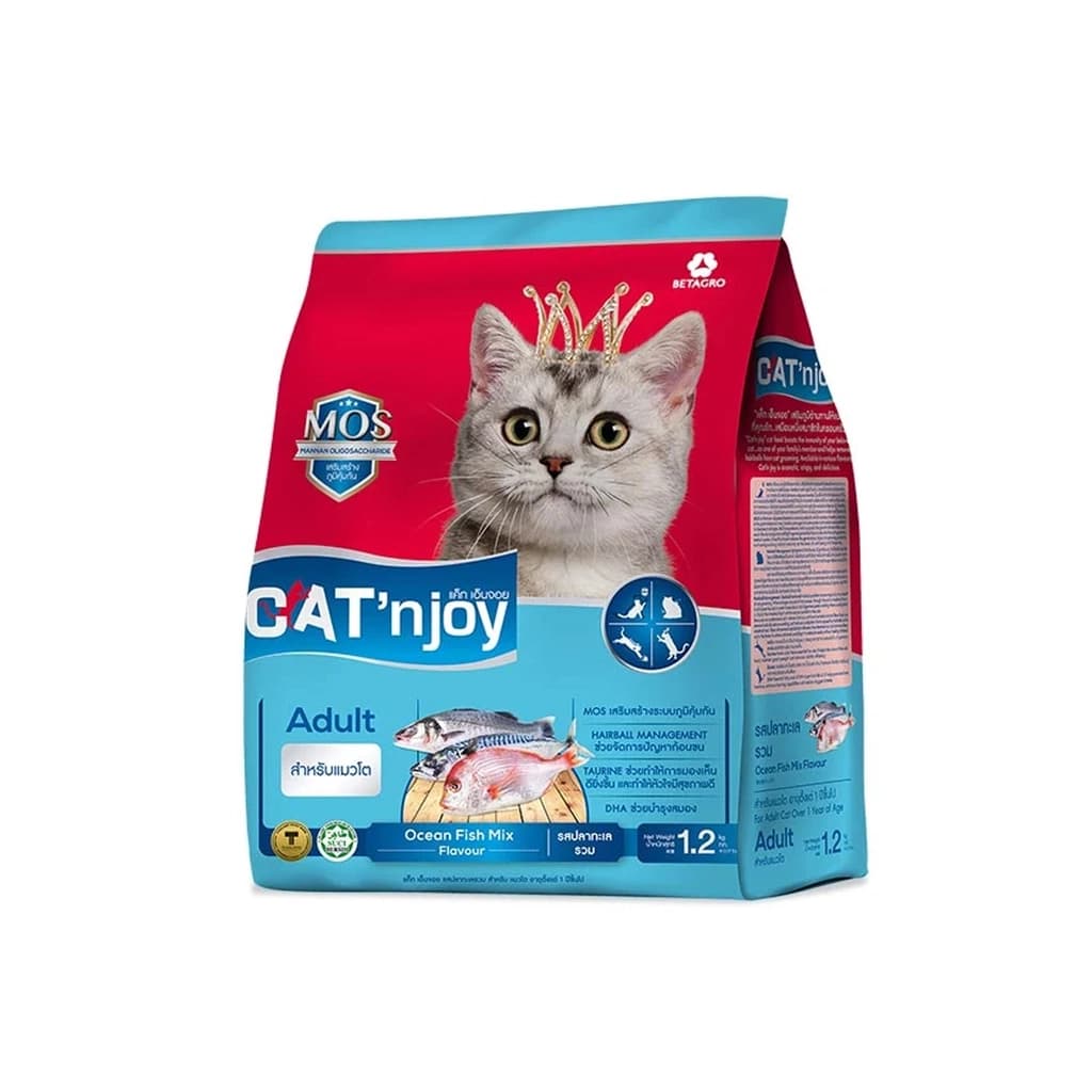 Cat'n Joy Cat Food Ocean Fish Mix Flavor 1.2KG.