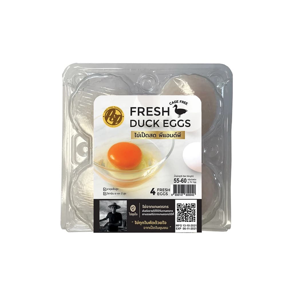 P&P Fresh Duck Eggs Pack 4