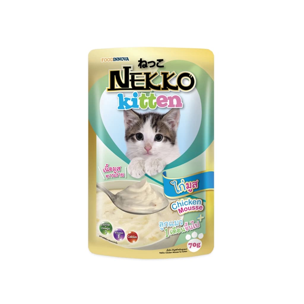 Nekko Chicken Mousse for Kitten 70G.