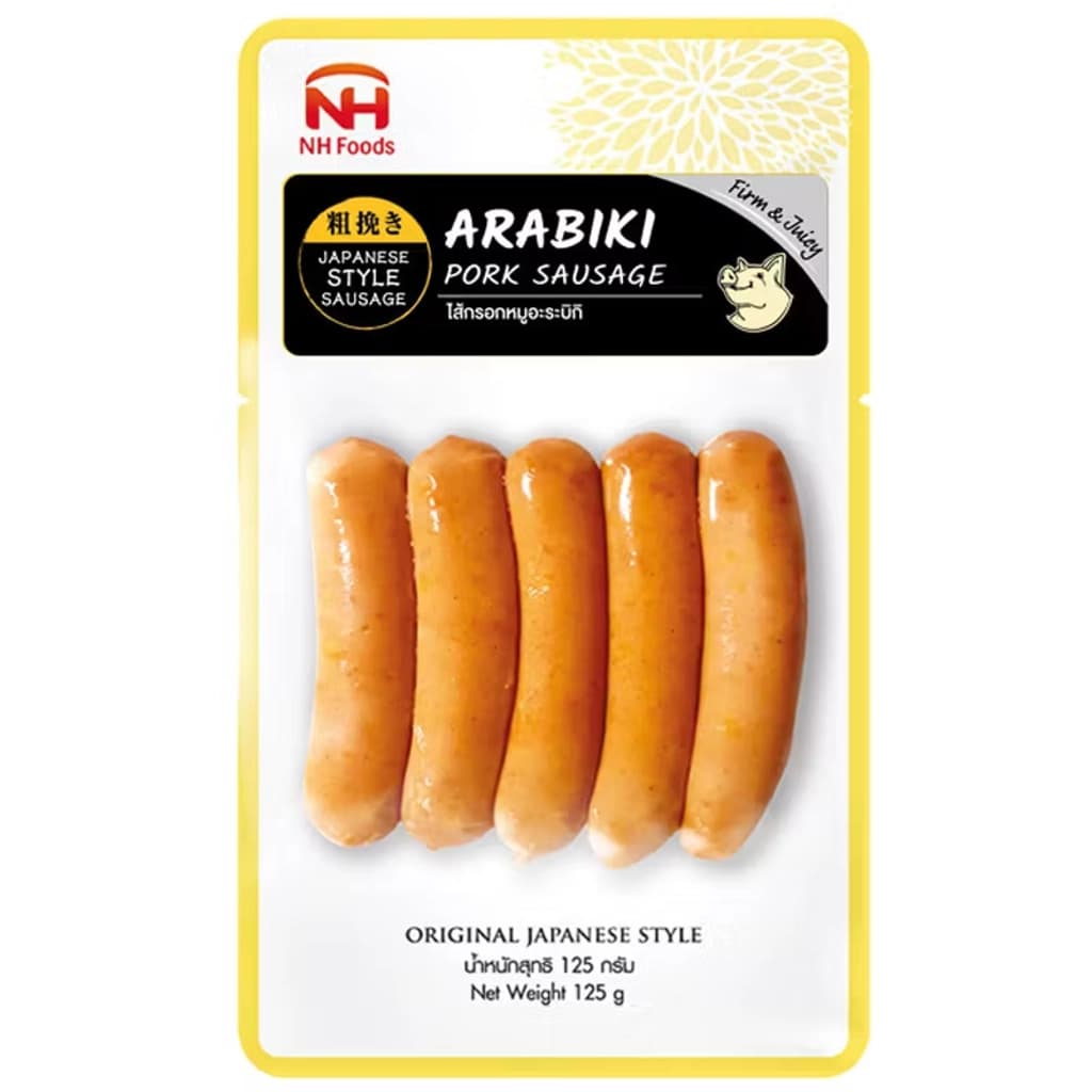 NIPPON HAM ARABIKI PORK 125G.