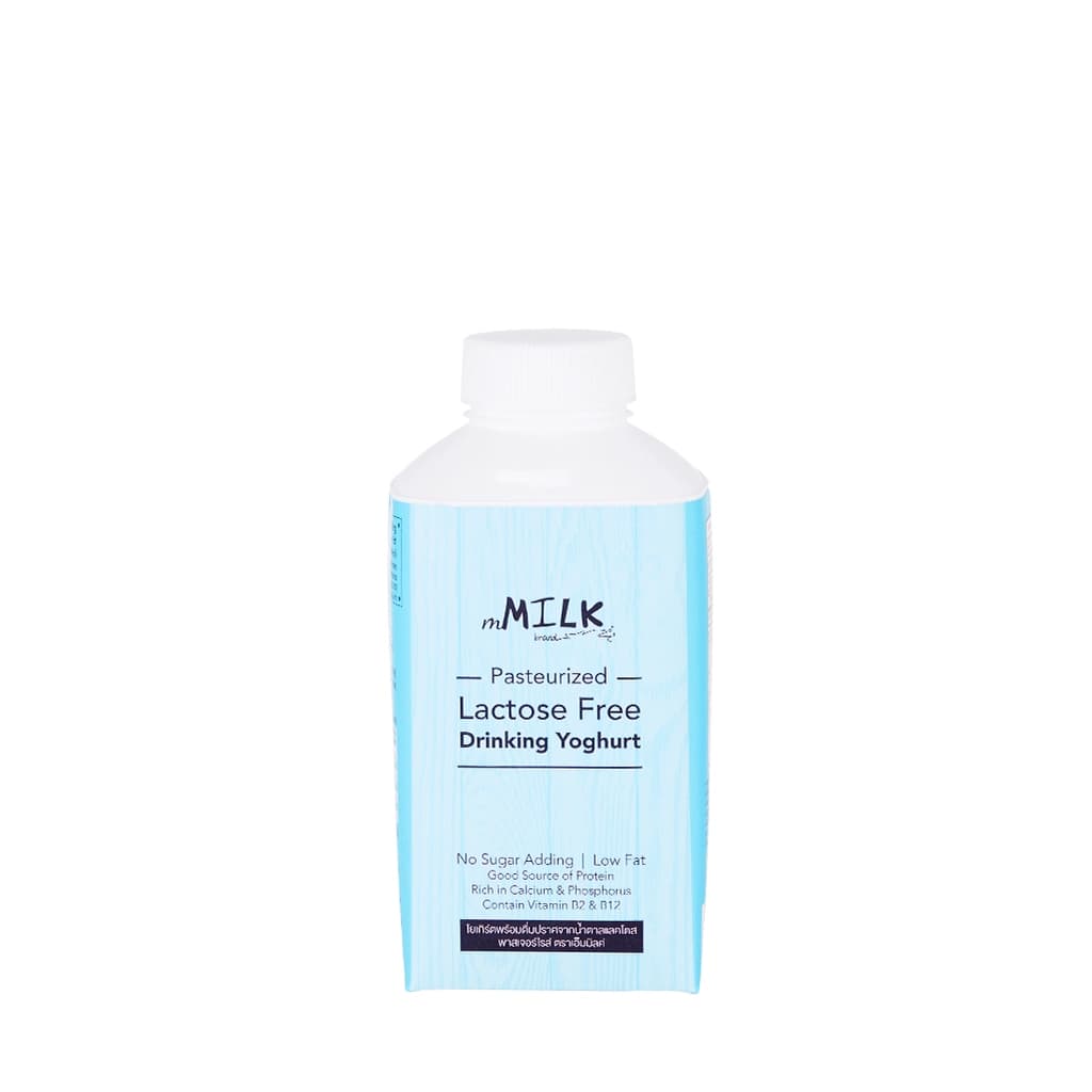 mMilk Pasteurized Lactose Free Drinking Yoghurt 430ml.