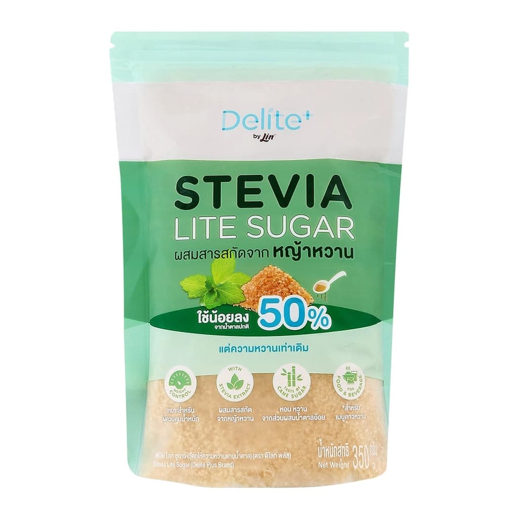 ดีไลท์พลัส สตีเวีย ไลท์ซูการ์ 350 ก.