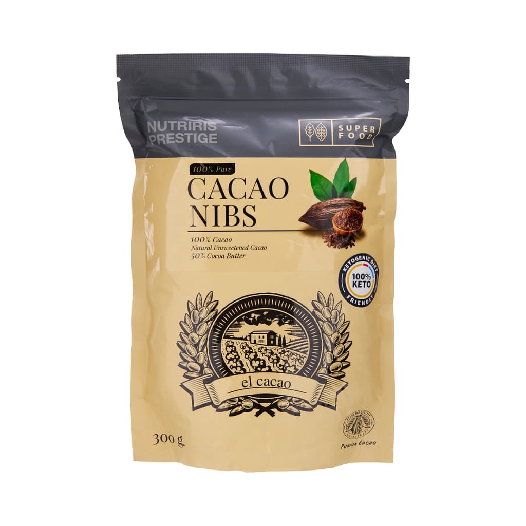 el cacao Nibs 300G.