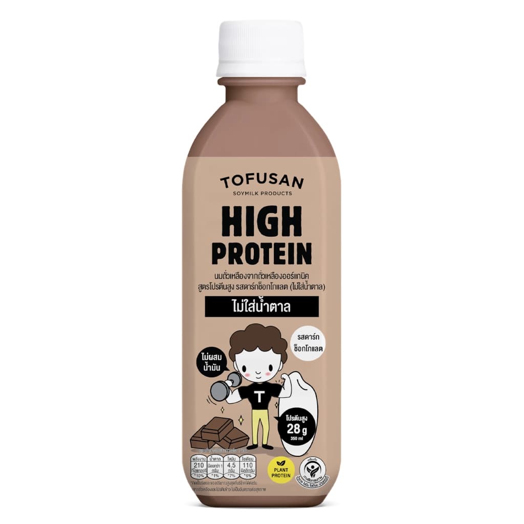 Tofusan Soy Milk High Protein Dark Chocolate 350ML.