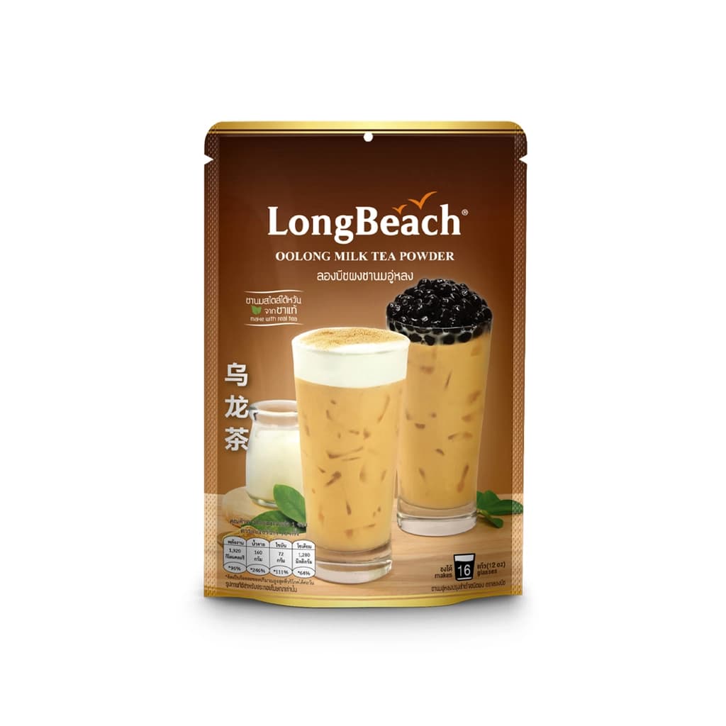 ลองบีชผง ชาอู่หลงลาเต้ ขนาด 300 กรัม