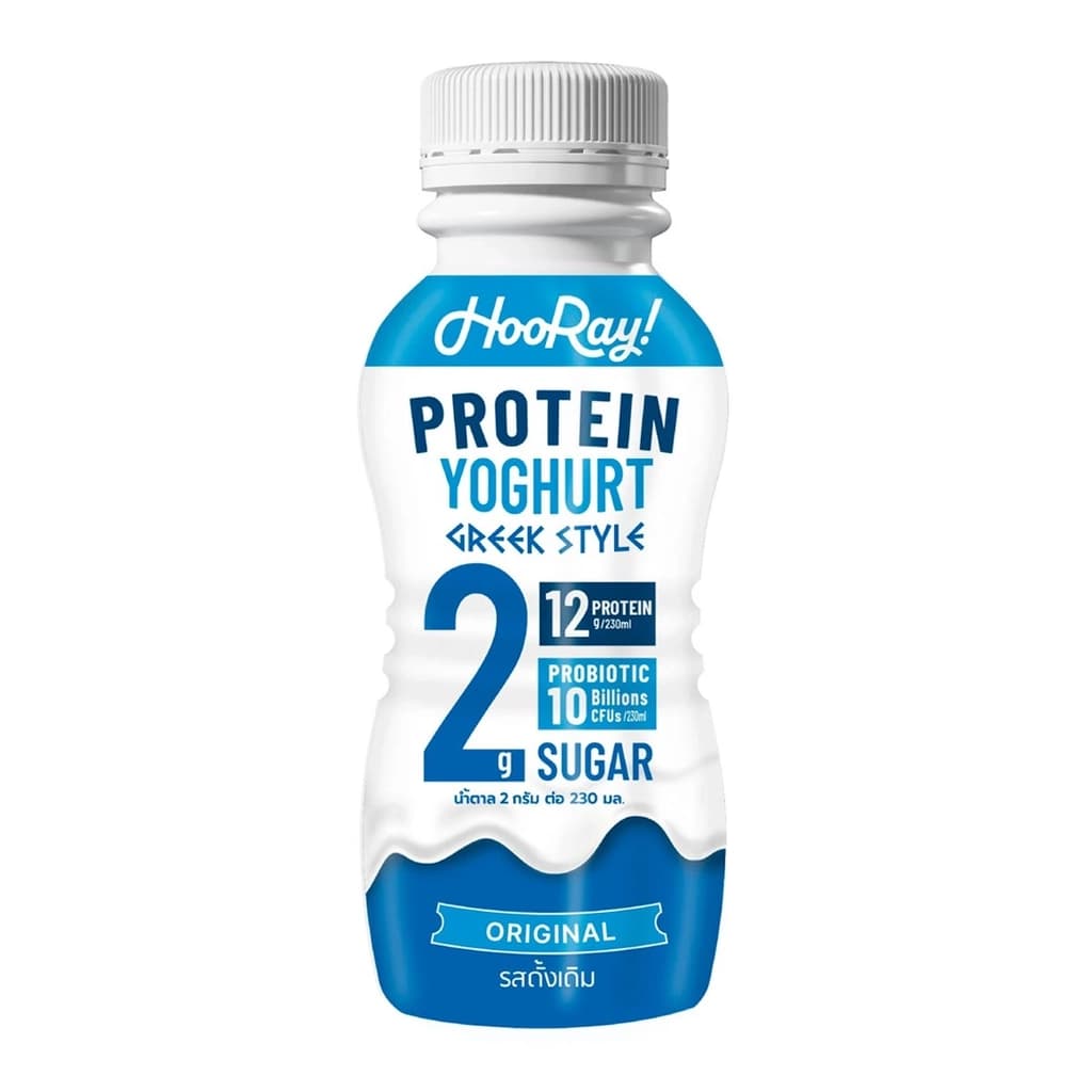 Hooray! Drinking Yoghurt Contains Protein Plain 230 ml.