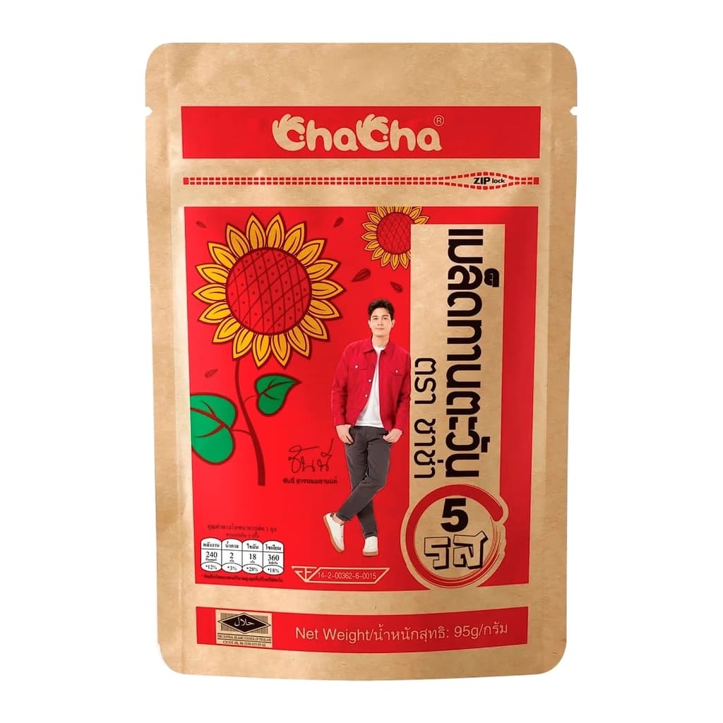 CHACHA SUNFLOWER SEEDS 5 FLAVOR 95G.