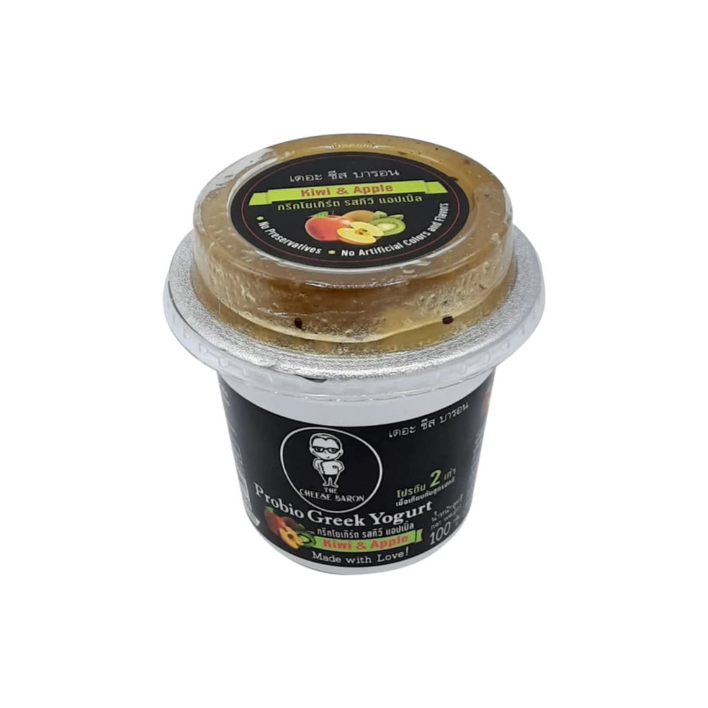 The Cheese Baron YOGURT KIWI&APPLE 100G.