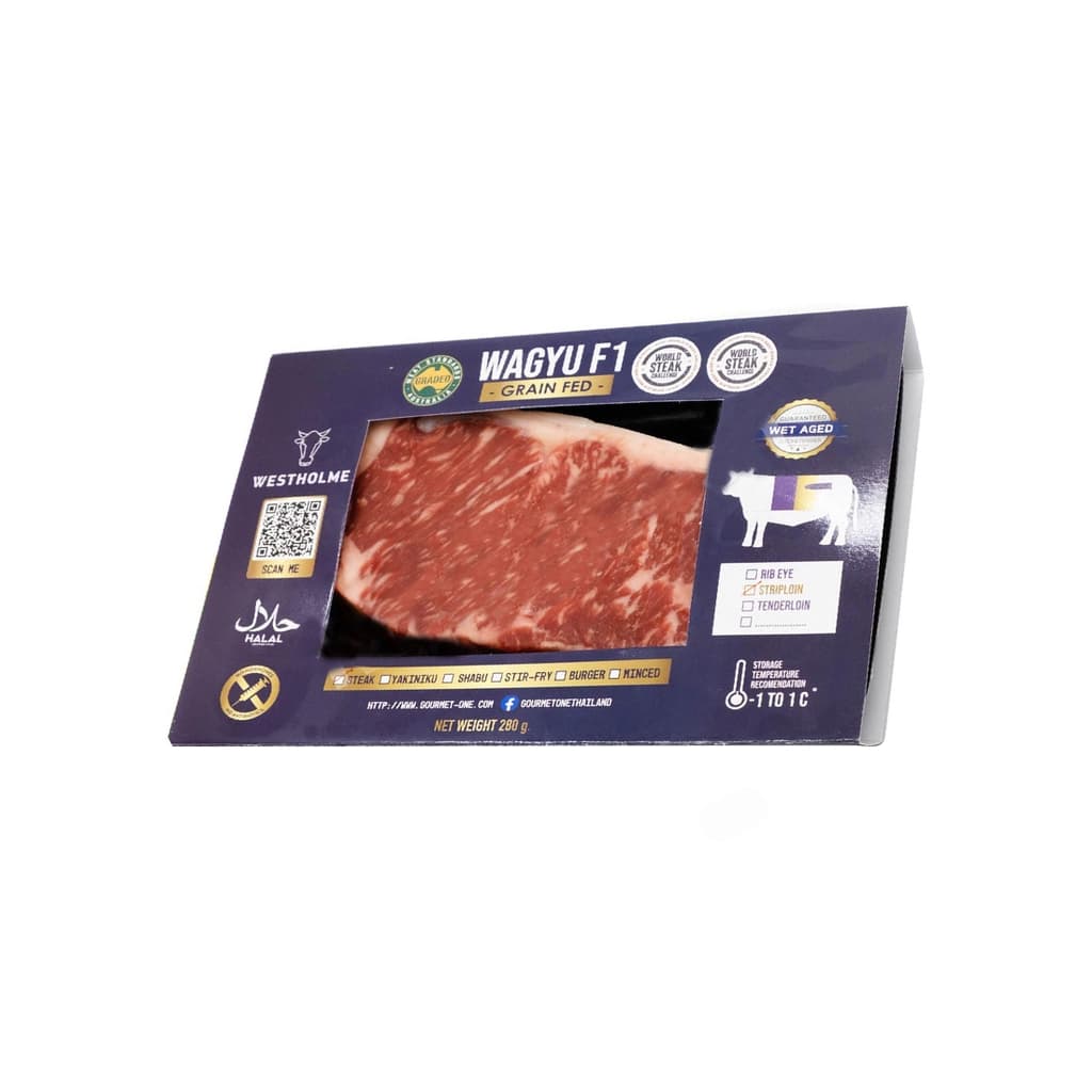 Westholme Wagyu Striploin Beef Steak 280G.