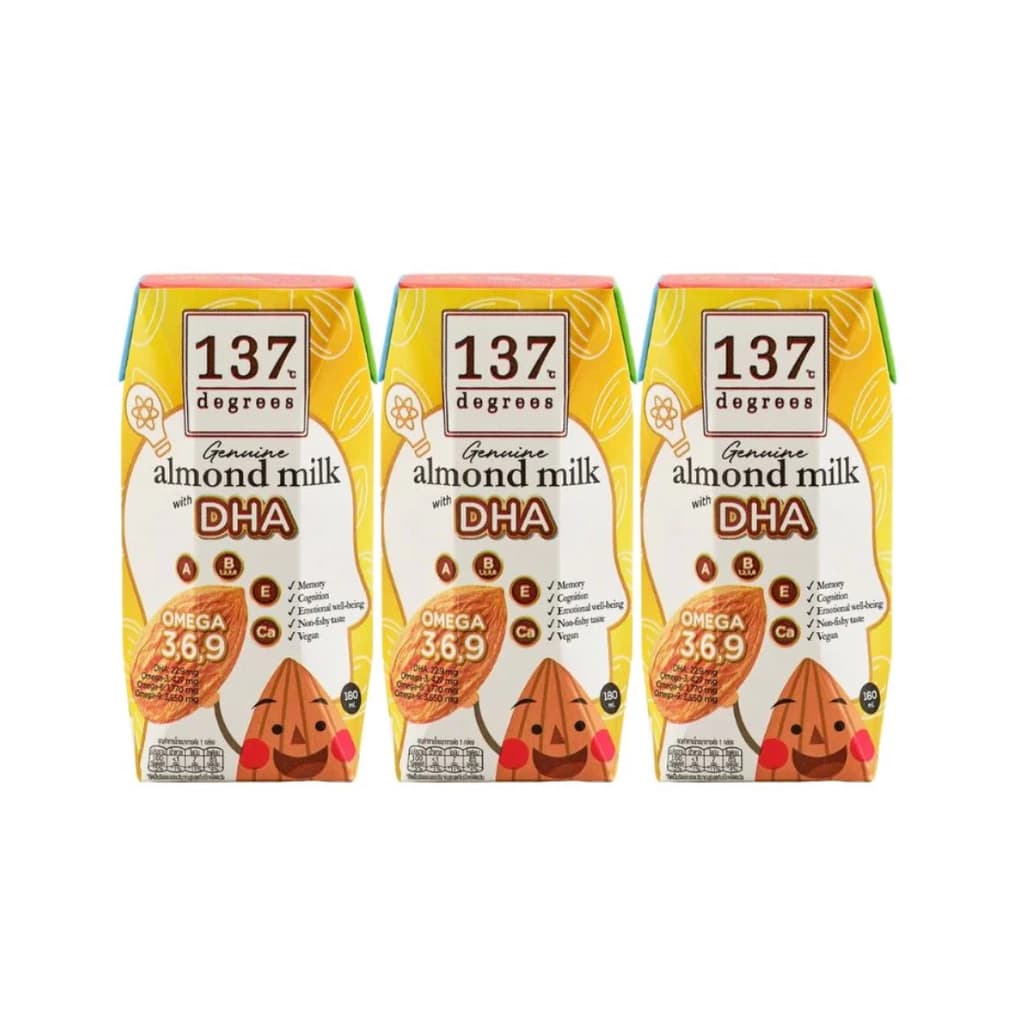 137ดีกรีนมอัลมอนด์ สูตรดีเอชเอ 3*180 มล.