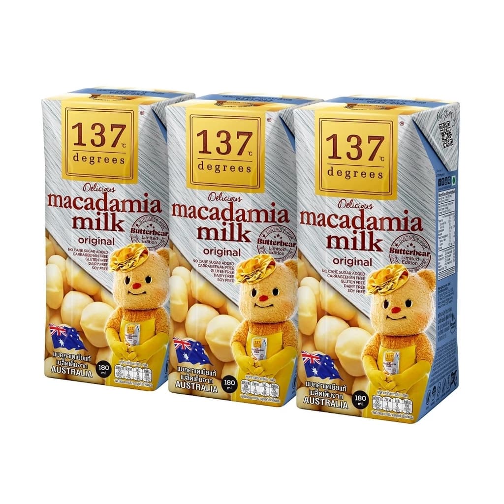 137ดีกรีนมแมคคาเดเมีย 3*180 มล.