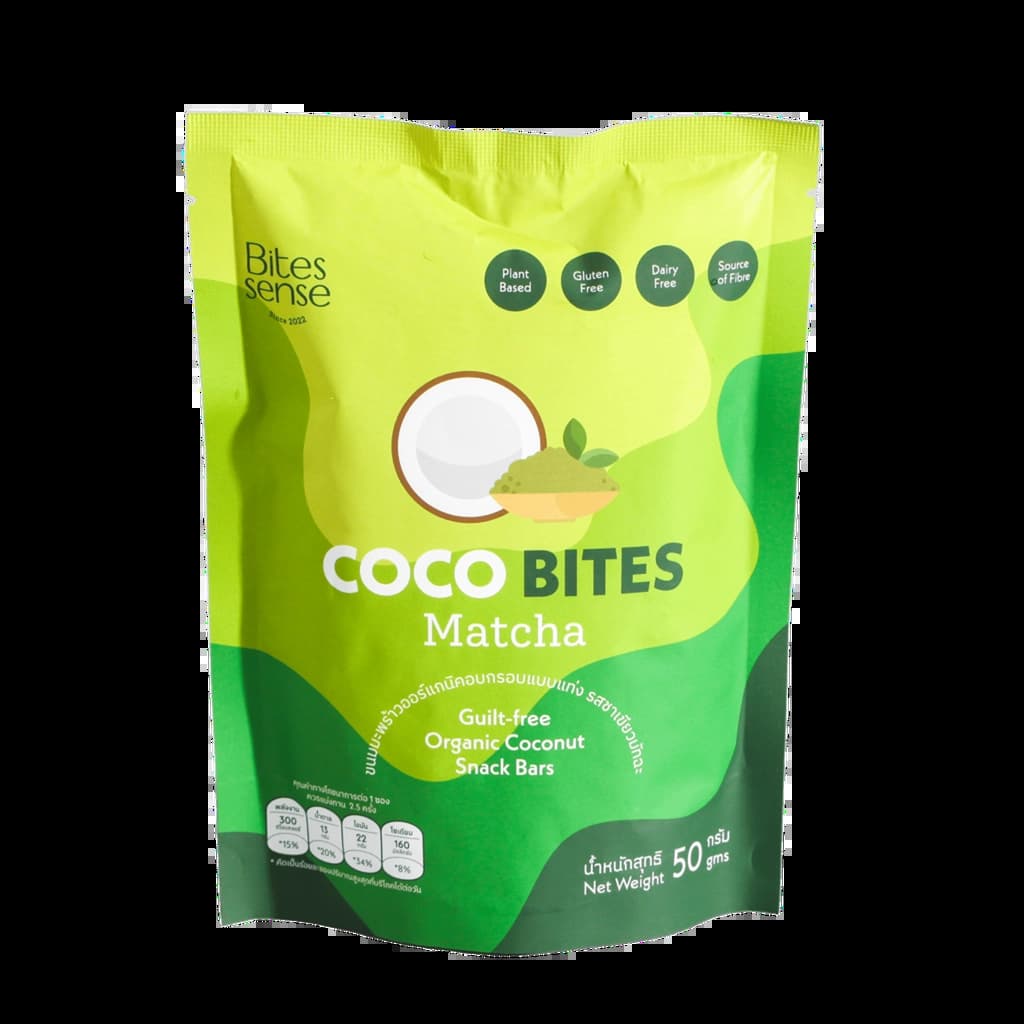 Bitessense Coco Bites Matcha Flavour 50G