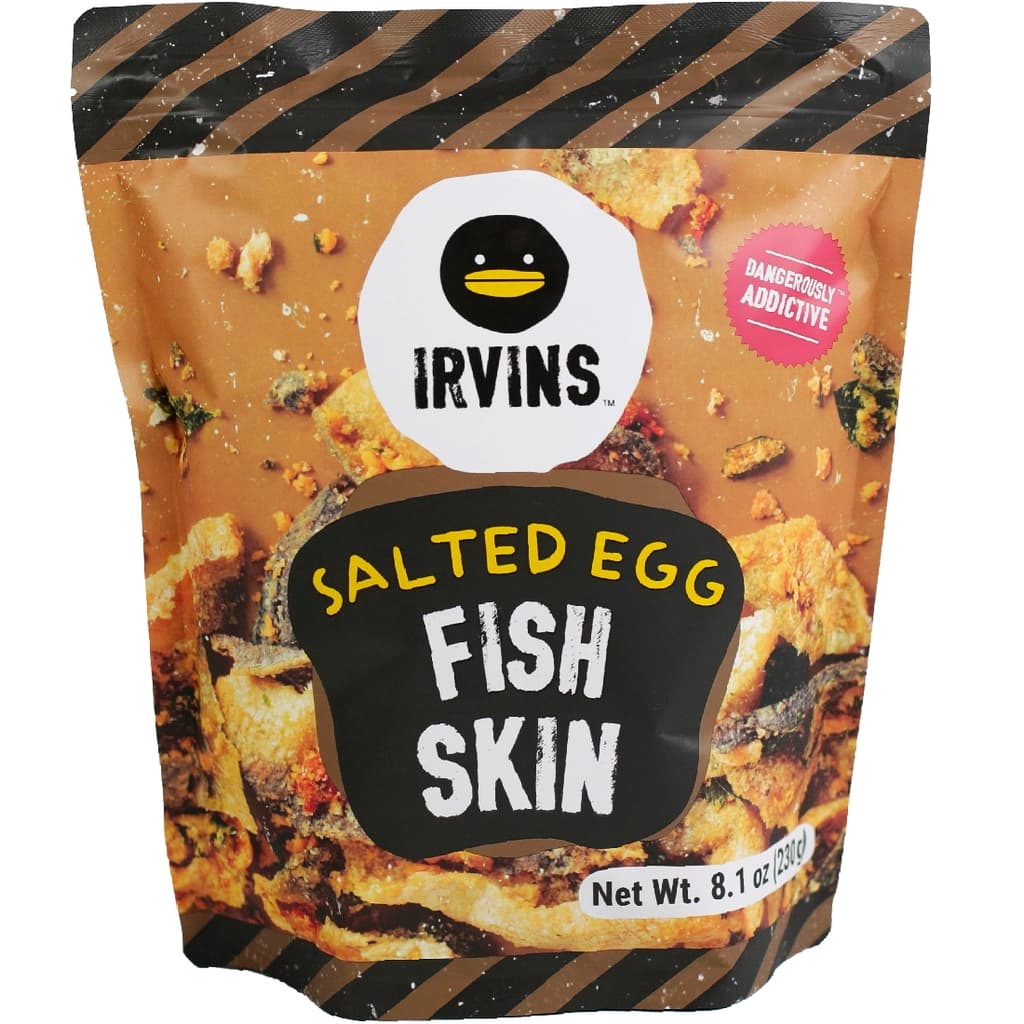 Irvins Salted Egg Fish Skin 210G.