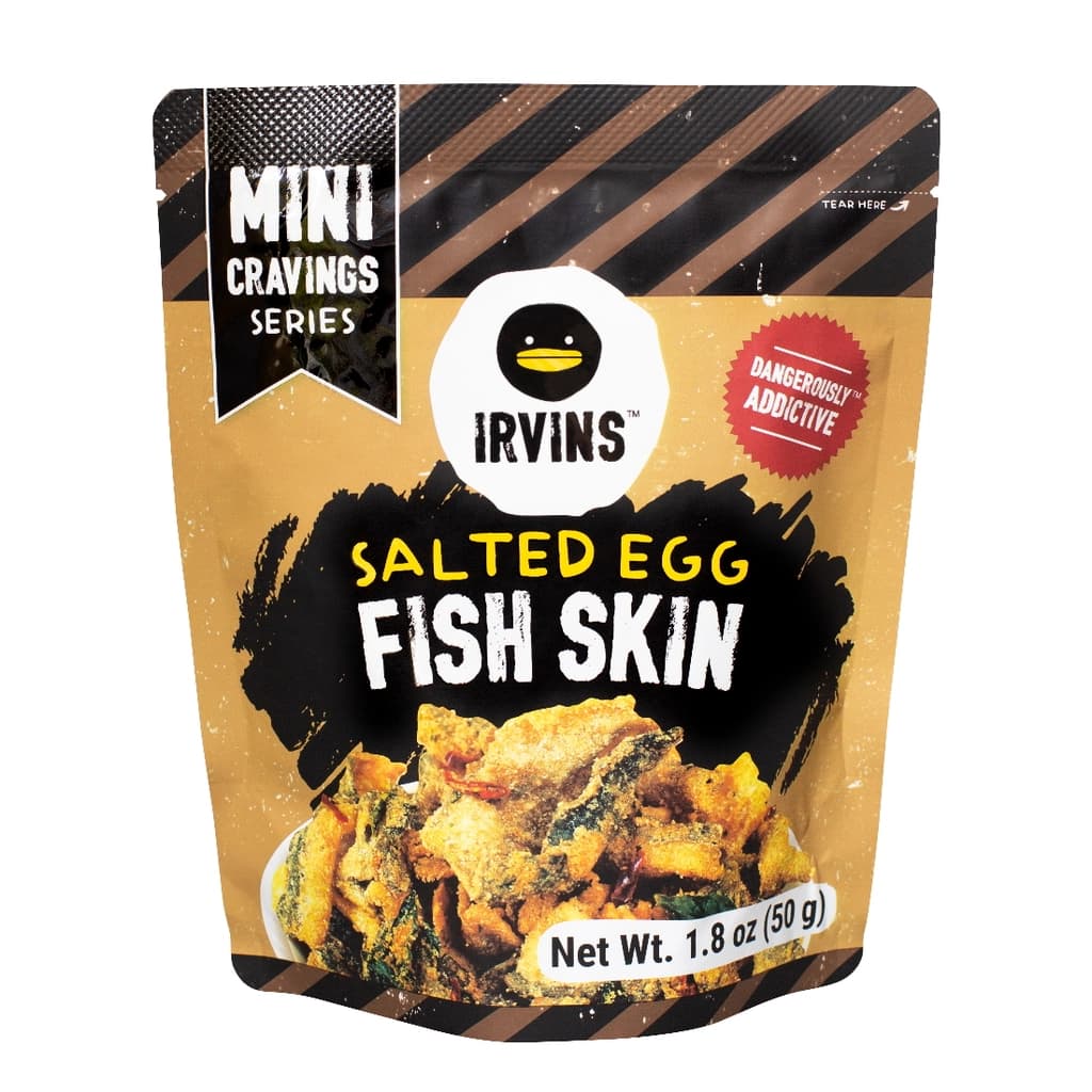 Irvins Salted Egg Skin Fish 50G.
