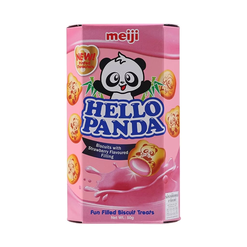 Meiji Hello Panda Straw 50G.