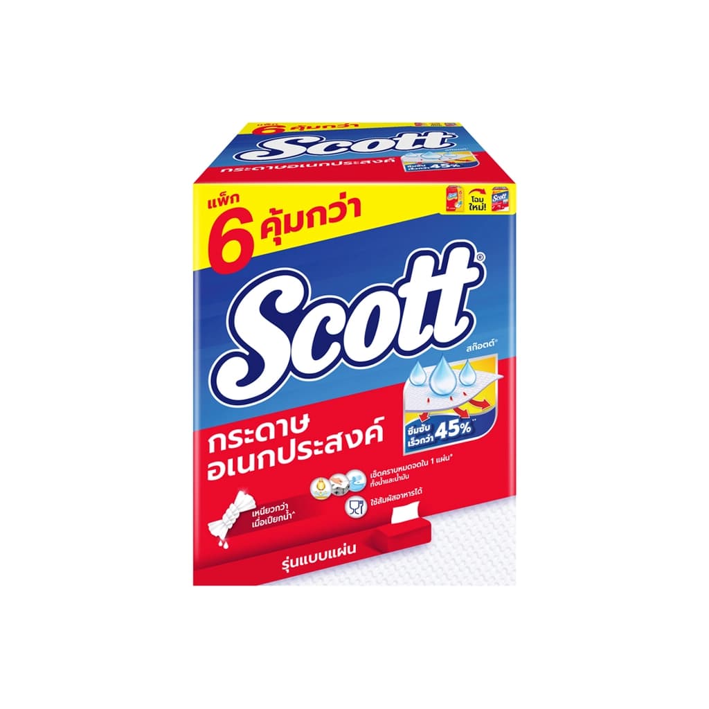 Scott Multipurpose Paper Interfolded 84sheets Pack6