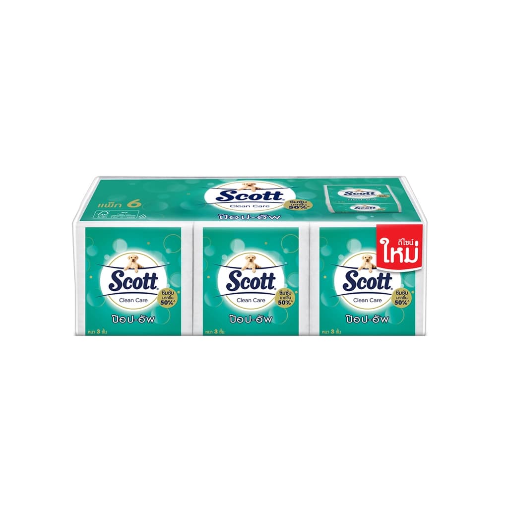 Scott Clean Care Pop-Up 60 sheets Pack 6