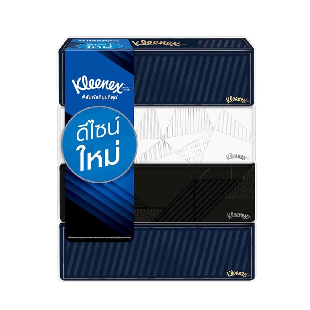 Kleenex Facial Tissue Be U Soft Box 110sheets Pack 4