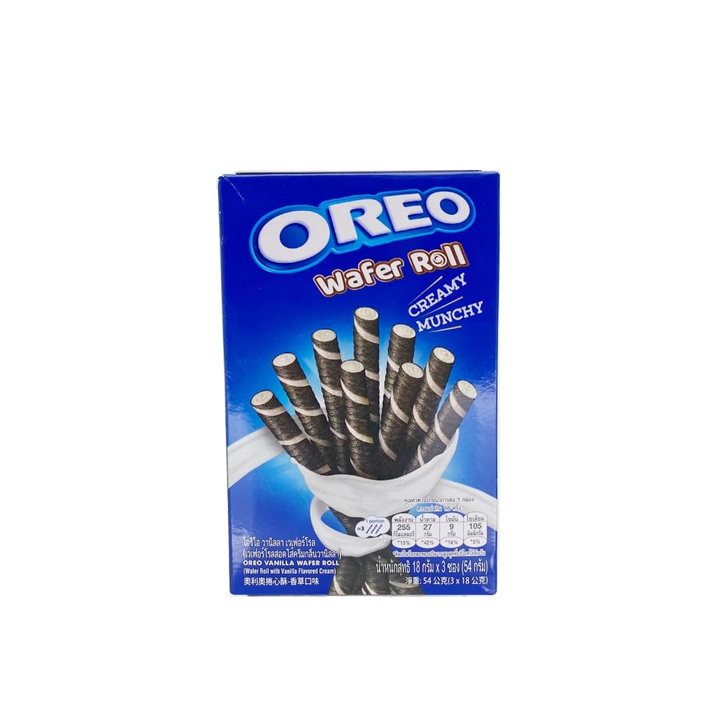 Oreo Vanilla Waferroll 54G.
