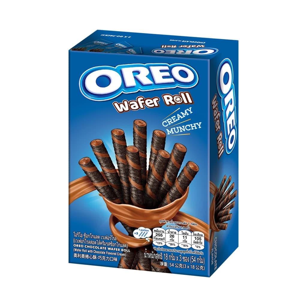 Oreo Chocolate Wafer Roll 54g