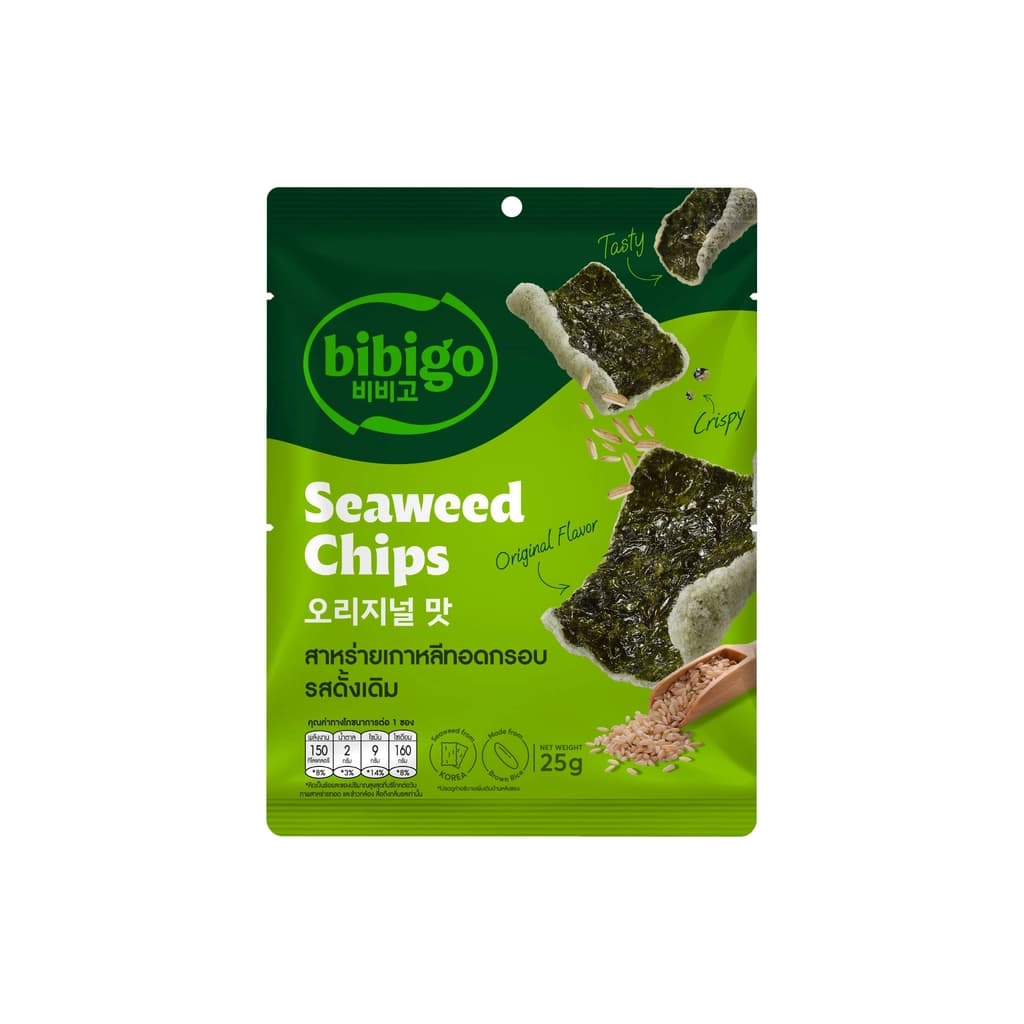 Bibigo Seaweed Chips Original 25G