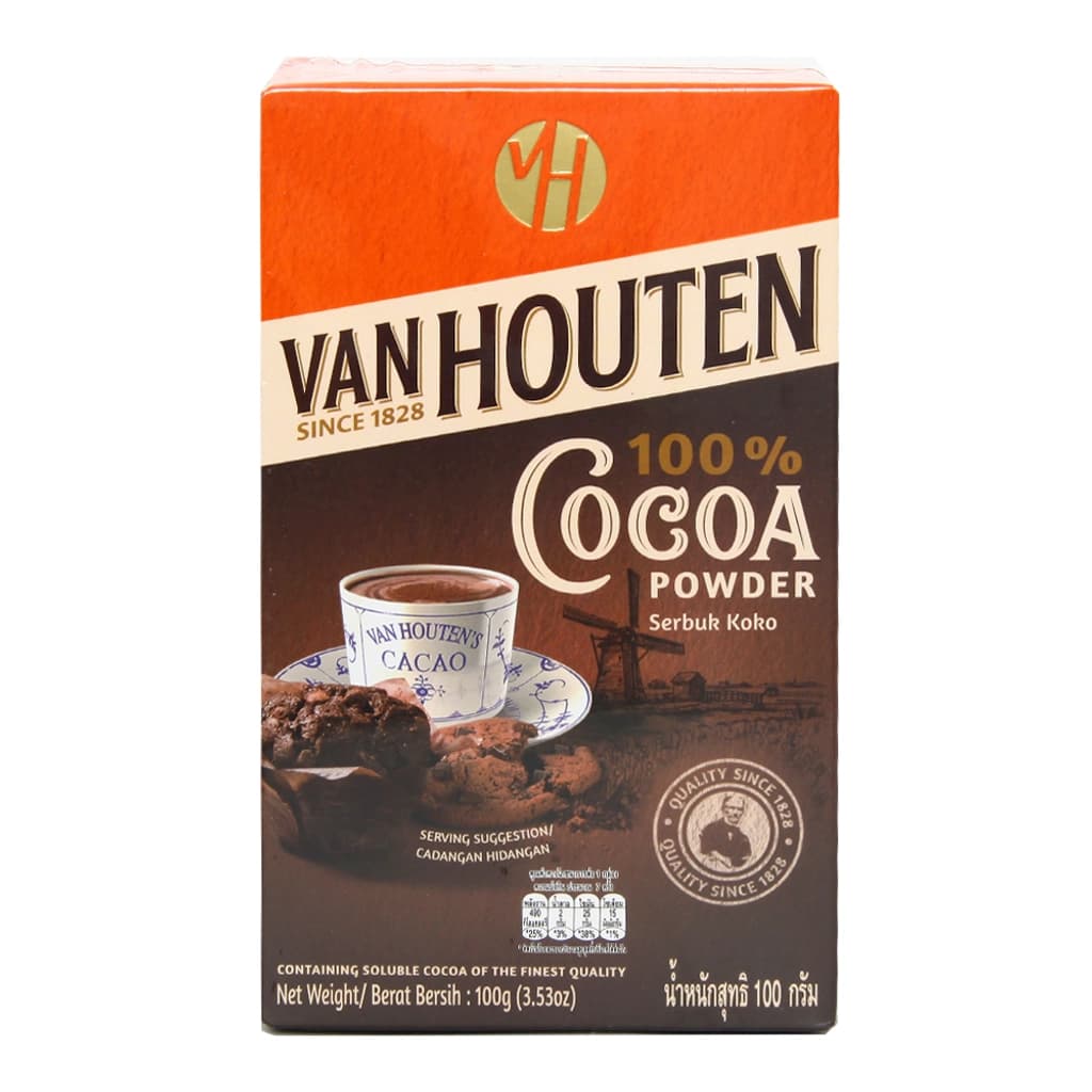 Van Houten Cocoa Powder 100G.