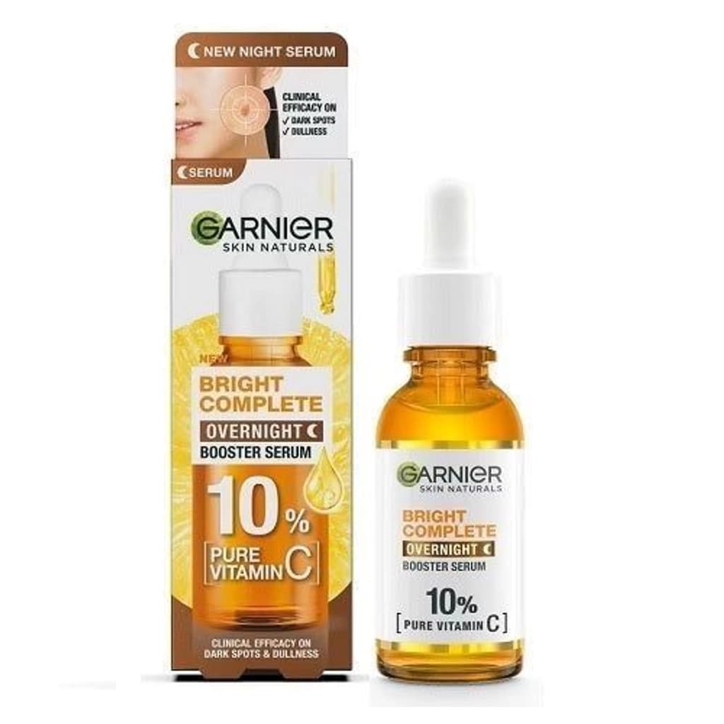 การ์นิเย่ สกิน แนทเชอรัลส์ ไบรท์ คอมพลีท โอเวอร์ ไนท์ บูสเตอร์ เซรั่ม 30มล.