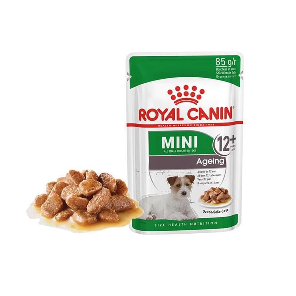 Royal Canin Size Health Nutrition Mini Ageing Pouch, Dog Wet Food 85 G.