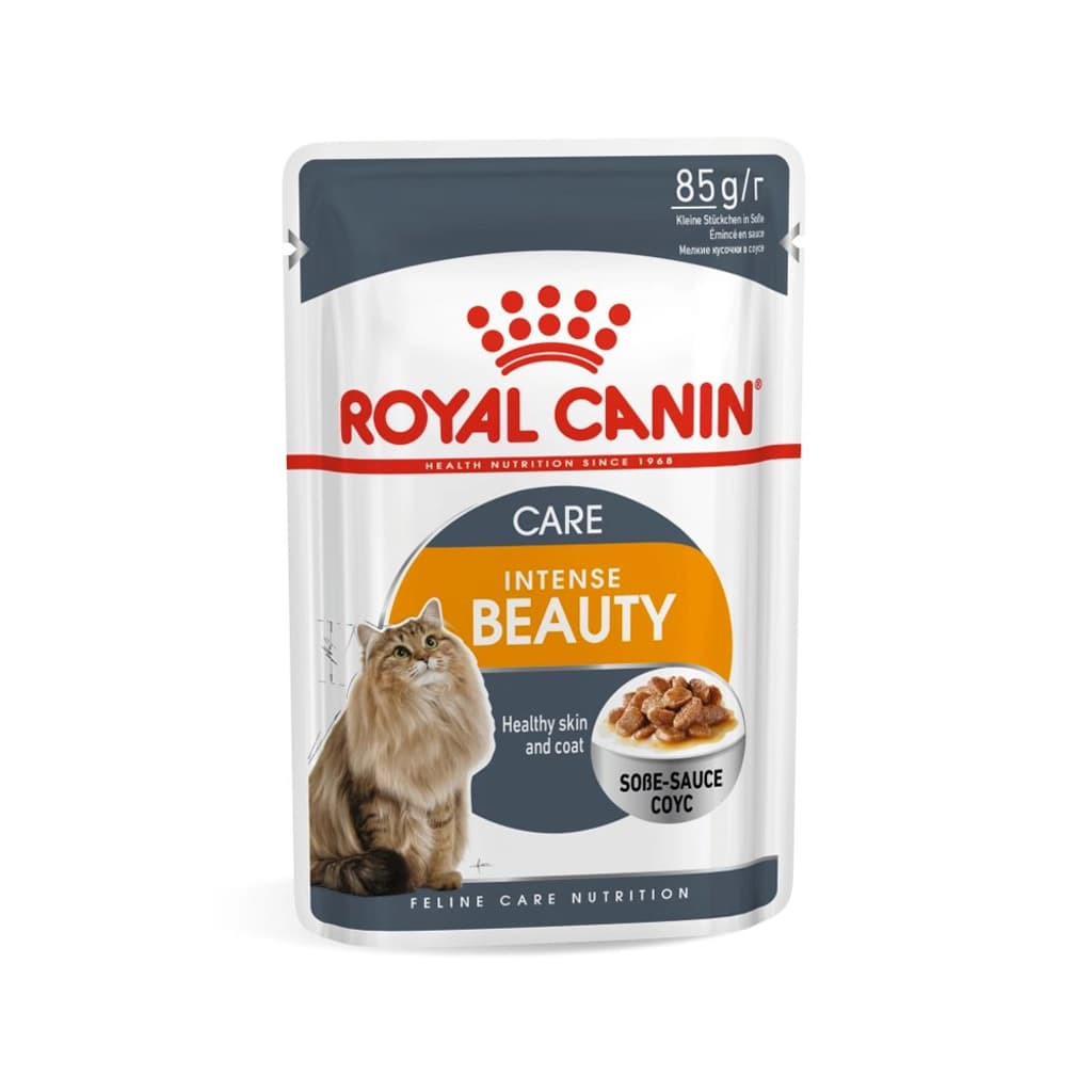 Royal Canin Feline Care Nutrition Intense Beauty, Cat Wet Food (Pouch) 85 G.