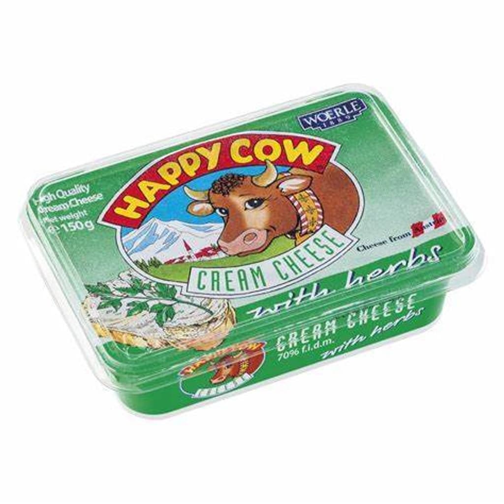 Happy Cow Cheese With Herbs 150G.