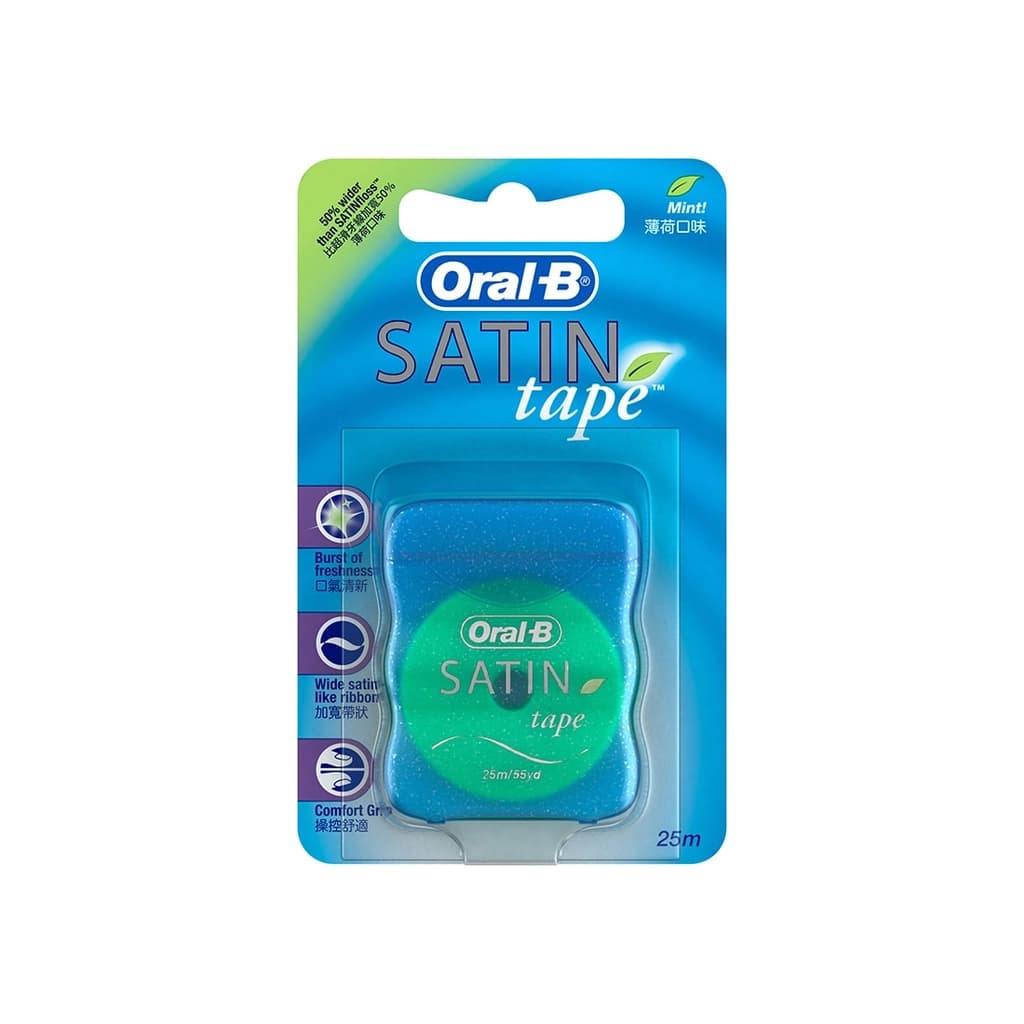 Oral B Dental Floss Satin Tape 25M.